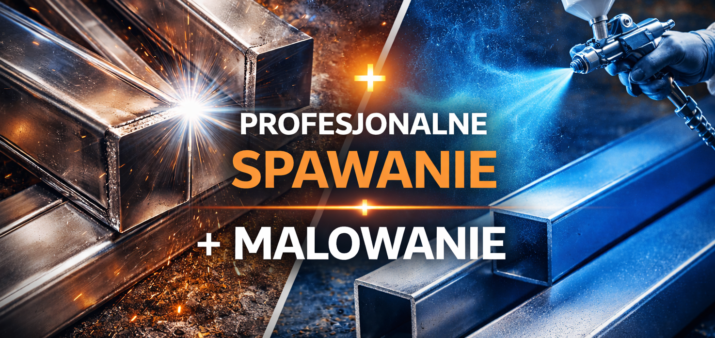 łączymy usługi spawania z malowaniem poliuretanami